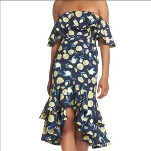 Fame and Partners Sasha Lemon Dress Sz 8